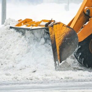 Clearing snow after a storm